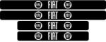 AutoHelix MSA Set protectie praguri Fiat (SM-FIAT1-1)
