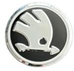 AutoHelix MSA Emblema Volan Skoda, 44mm, Negru Argintiu (maf1192)