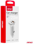 AMiO Încărcător auto USB-A+ USB-C 20W AMIO-03875 (AX_03875)