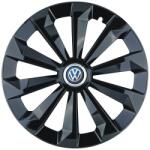 AutoHelix MSA Set 4 Capace Roti 15 inchi (R15) Fame Negru, Compatibile Cu Volkswagen (10085)