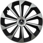AutoHelix MSA Set 4 Capace Roti 15 inchi (R15) Fame Gri-Negru, Compatibile Cu Mercedes-Benz (1975-1975)