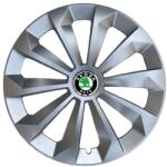 AutoHelix MSA Set 4 Capace Roti 15 inchi (R15) Fame Gri, Compatibile Cu Skoda (4017)