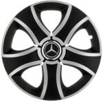 AutoHelix MSA Set 4 Capace Roti 15 inchi (R15) Bis Gri-Negru, Compatibile Cu Mercedes Benz (3193)