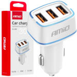 AMiO Încărcător auto 3x USB-A 30W AMIO-03889 (AX_03889)
