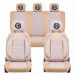 AutoHelix MSA Set Huse Scaune Universale City BEJ, Personalizate cu Alfa Romeo (CityAlfa)
