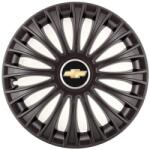 AutoHelix MSA Set 4 Capace Roti, potrivite jantelor de R14, pentru Chevrolet, model dino Negru (15033)