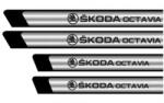 AutoHelix MSA Set 4 stickere protectii praguri gri pentru Skoda Octavia (4610)