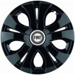 AutoHelix MSA Set 4 Capace Roti Top Negru R15, Compatibil Cu Fiat (14342)