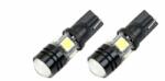 AutoHelix MSA Set 2 becuri auto W5W/ T10- 4+1 smd alb cu lupa (AX_LED 511)