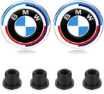 AutoHelix MSA 2 buc 82 mm editie a 50-a aniversare capota capota fata emblema rotund pentru insigna pentru BMW 1 3 5 M3 M4 Z4. (vine cu 4gromnet) (FBEH240907)