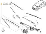 Renault Set Stergatoare Parbriz 500/500 Mm (cx_288901158r)