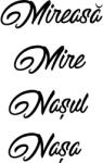 ELD Set 4 stickere decorative pentru pahare și accesorii nuntă P20 (S4STPNP20)