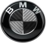AutoHelix MSA Emblema BMW portbagaj/haion 74mm, negru-carbon (iro231)