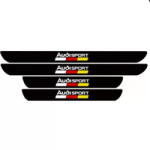 AutoHelix MSA Set 4 Stickere Negre Pentru Praguri Audi Sport (00002150-4541)