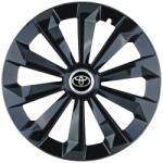AutoHelix MSA Set 4 Capace Roti 15 inchi (R15) Fame Negru, Compatibile Cu Toyota (10079)