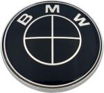 AutoHelix MSA Emblema Capota BMW, 82mm, Full Black Lucios (365)