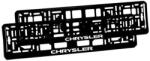 AutoHelix MSA Set 2 bucati, suport numar inmatriculare personalizat-Chrysler (TCL056)