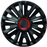 AutoHelix MSA Set Capace Roti 16` Negre Cu Inel Rosu Royal (cx_78638)