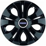 AutoHelix MSA Set 4 Capace Roti Top Negru R15, Compatibil Cu Volvo (14417)