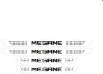 AutoHelix MSA Set 4 stickere protectie praguri pentru Renault Megane v1 (00002150-4546)