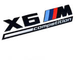 AutoHelix MSA Emblema X6M Competition spate portbagaj BMW, Negru matt (sfg56hj)
