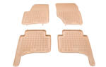 AutoHelix MSA Covorase Presuri Auto Cauciuc Dedicate Bej Porsche CAYENNE I 2002 - 2010 | VW TOUAREG I 2002 - 2010 (MB-200105B)