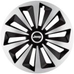 AutoHelix MSA Set 4 capace roti Fox Gri-Negru R15 Compatibil Cu Jeep (6172)