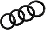 AutoHelix MSA Emblema Logo Audi Negru Spate 202mm (2)