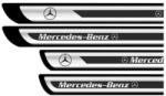 Mercedes-Benz Set 4 stickere protectii praguri gri pentru Mercedes-Benz (4606)