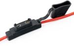 Carguard Set suport siguranță auto tip MAXI (30x34mm) etanșe Carguard - 5 buc - - cablu 30 cm cupru - max 40A (CG_USC010)