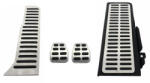 AutoHelix MSA Ornamente Pedale compatibil cu VW Golf 5, Golf 6, Scirocco, Sharan, Caddy, Skoda Octavia 2004-2013, SEAT Leon 1P, Toledo 3 Manual (kpvw01)