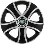 AutoHelix MSA Set 4 Capace Roti 15 inchi (R15) Bis Gri-Negru, Compatibile Cu Ford (3177)