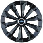 AutoHelix MSA Set 4 Capace Roti 15 inchi (R15) Fame Negru, Compatibile Cu Ford (10012)