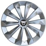 AutoHelix MSA Set 4 Capace Roti 15 inchi (R15) Fame Gri, Compatibile Cu Dacia (3995)