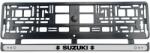 Digital Muresan SRL Set 2 bucati, suport numar inmatriculare Suzuki Dark (20329)