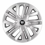 AutoHelix MSA Set 4 Capace Roti 14 inchi (R14) Raven Gri, Compatibile Cu Dacia (1787)