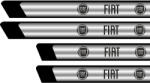 AutoHelix MSA Set Protectii Praguri Gri - Fiat (SN-PPC10)