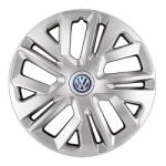 AutoHelix MSA Set 4 Capace Roti 14 inchi (R14) Raven Gri, Compatibile Cu Volkswagen (1896)