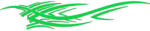 AutoHelix MSA Sticker auto "Racing Sports" 94.4 cm, verde (5902211920183-7232)