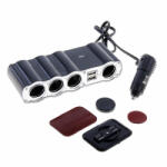 Olesson Încărcător Auto Olesson WF-4008 cu 4 Prize și 2 Porturi USB (AX_WF4008)