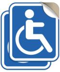 AutoHelix MSA Set 2 stickere Auto, Persoana cu handicap, 8x10 cm (20669)