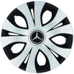 AutoHelix MSA Set 4 Capace Roti Top Gri-Negru R15, Compatibil Cu Mercedes-Benz (14583)