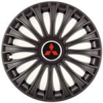 AutoHelix MSA Set 4 Capace Roti, potrivite jantelor de R14, pentru Mitsubishi, model dino Negru (15047)