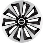 AutoHelix MSA Set 4 capace roti Fox Gri-Negru R15 Compatibil Cu Daewoo (6160)