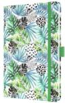 STAEDTLER Naptár, A5, heti, 2026, kemény borító, SIGEL "Jolie", Green Jungle Fever (SIJ6355)