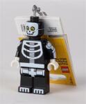 SIÓ Kulcstartó, LED világítással, LEGO "Skeleton Guy (LLGLKE137H)