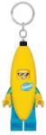 SIÓ Kulcstartó, LED világítással, LEGO "Banana Guy (LLGLKE118)
