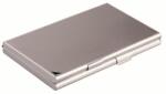 BOXER Névjegykártyatartó tárca, fém, 20 db-os, DURABLE "CARD BOX DUO", ezüst (DB243323)