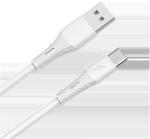 472 Töltőkábel, USB-A - USB-C, 18W, 1, 5 m, AVAX "CB3301", fehér (AXCB3301)