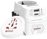 MONSTER Adapter, világutazóknak, 1xUSB-A, 1xUSB-C PD, 45W, USB-C kábel, SKROSS (SKADPD45W)